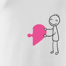 Párové tričká puzzle postavička