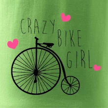 Crazy bike girl