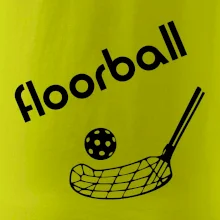 Floorball nápis šikmo