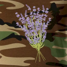 Levanduľa kreslená