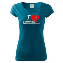 I love running dievča