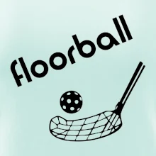 Floorball nápis šikmo