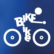 Bike nápis postava Bike nápis postava