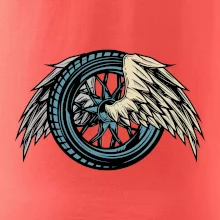 Moto koleso s krídlami