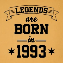 Legends are born in 1993
