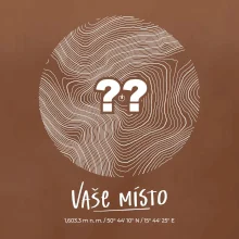 Vaše miesto - vrstevnice v kruhu