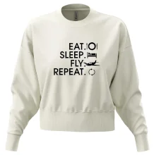 Eat sleep fly repeat