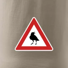 Dopravná značka - Pozor havran