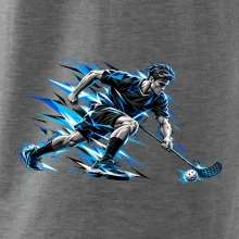 Florbalový sprint v modrých blescích