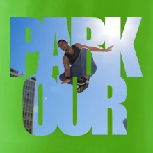 Parkour nápis nebo
