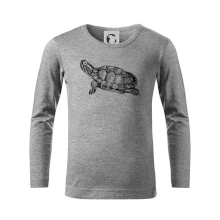 Ceruzkou kreslená korytnačka