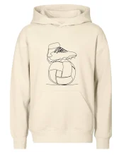 Futbalová lopta kopačka jedným ťahom