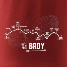 Profil kopců - Brdy