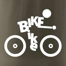 Bike nápis postava
