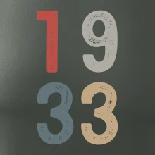 Vintage číslica 1933