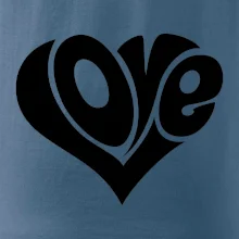 Love nápis jednoduchý