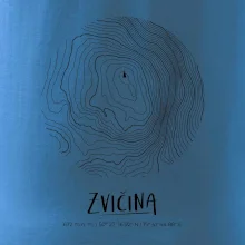 Zvičina - vrstevnice v kruhu