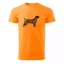 Labrador nápis v tele