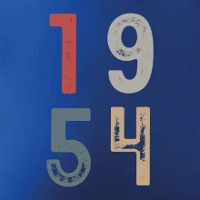 Vintage číslica 1954 Vintage číslica 1954