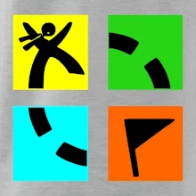 Geocaching logo farebné