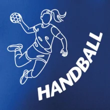 Handball nápis šikmo 1