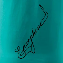 Saxophone nápis Saxophone nápis