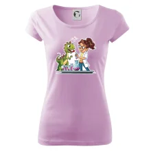 Chemik a dinosaurus - dievča