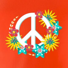 Peace symbol abstraktný