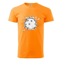 Florbal lopta v triku Florbal lopta v triku