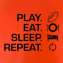 Play Eat Sleep Repeat americký fotbal