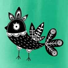 Vtáčik čiernobiely folklór