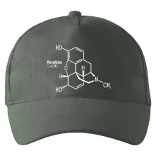 Molekulárna štruktúra Morfín