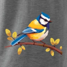 Sýkorka modrinka kreslená