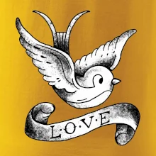 Love holubica - kreslená