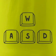 WASD klávesy - prso