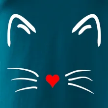 Mačka - srdce namiesto nosa