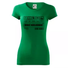 Čiarový kód - Vodič nákladiaku