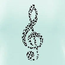 Husľový kľúč z nôt Husľový kľúč z nôt