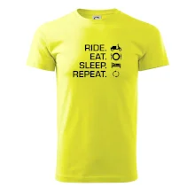 Ride Eat Sleep Repeat moto skúter