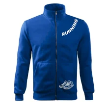 Running nápis šikmo