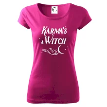 Karma's a Witch - nápis