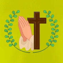 Veniec - kríž a modlenie