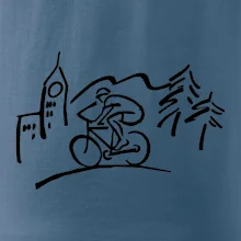 Cyklista na výlete Cyklista na výlete