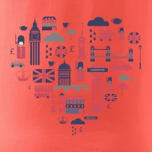 Anglicko symboly srdce Anglicko symboly srdce