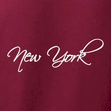 New York nápis písacím