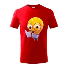 Žiarovka premýšľa nad knihou