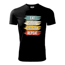 Disc Golf eat sleep barevné Disc Golf eat sleep barevné