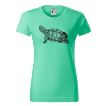 Ceruzkou kreslená korytnačka