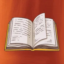 Kniha farebná otvorená Kniha farebná otvorená