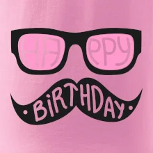 Mustache narozeniny - okuliare